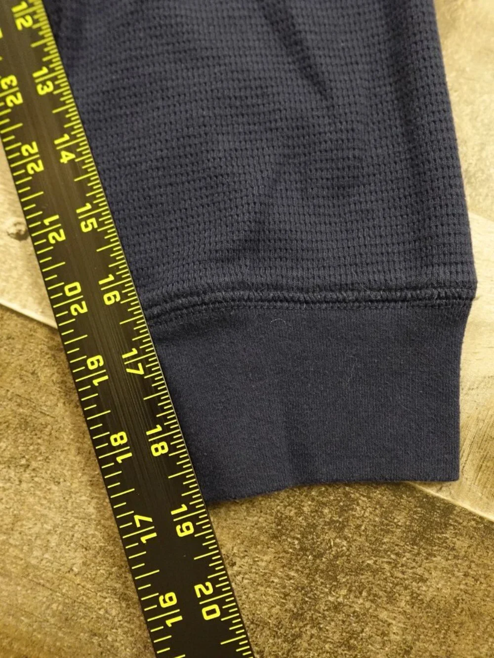 Polo Ralph Lauren Bear Waffle Knit Sleep Shirt Men’s XL‎ Navy Thermal